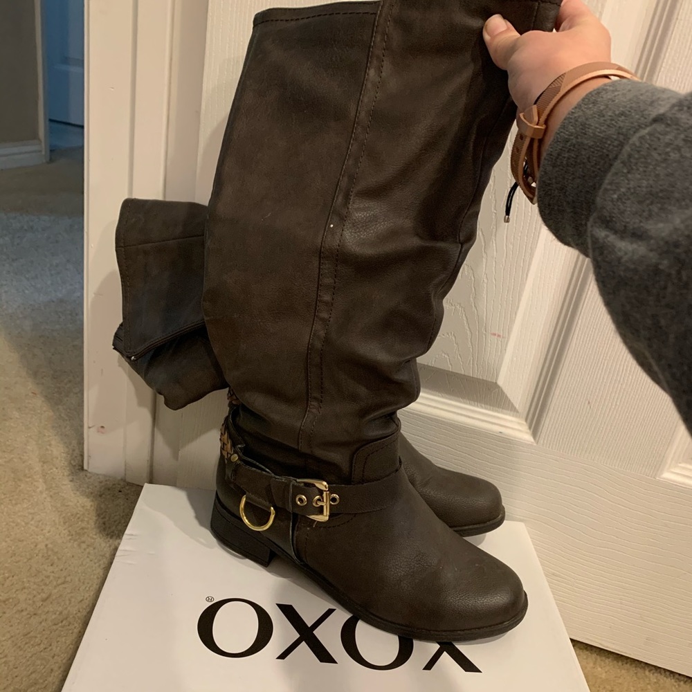 XOXO Brown Boots